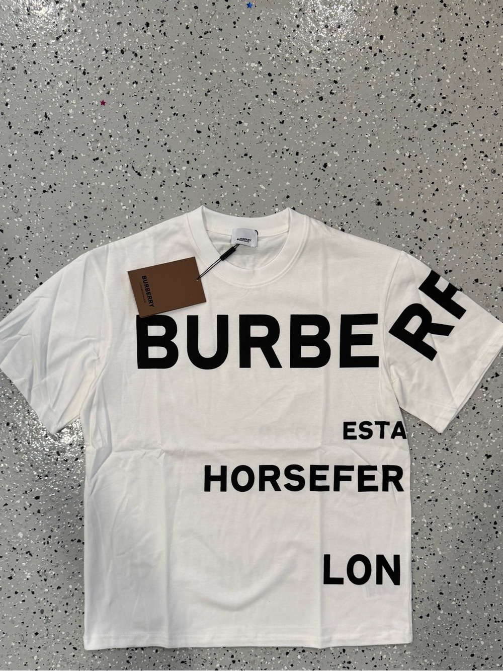 Burb Black Graphic Logo T-Shirt